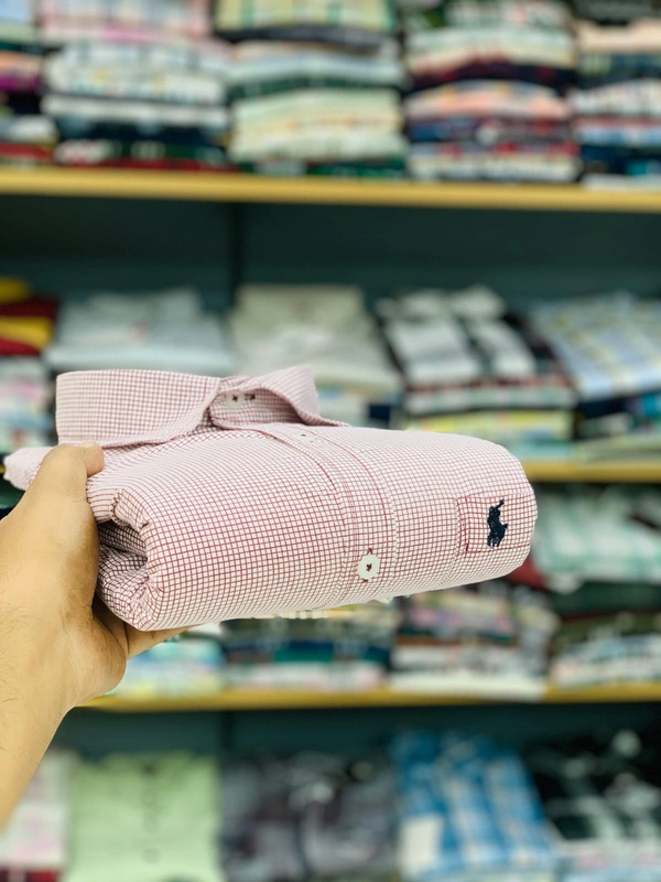 The Caba RL POLO Shirt Regular fit  Checkd Formal Shirt - L-40