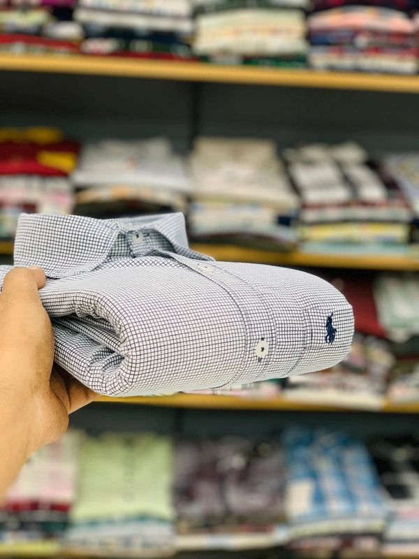 The Caba RL POLO Shirt Regular fit  Checkd Formal Shirt - L-40