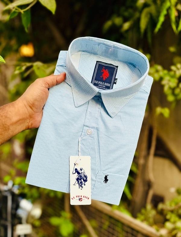 The Caba RL POLO Shirt Regular fit  Checkd Formal Shirt - XL-42