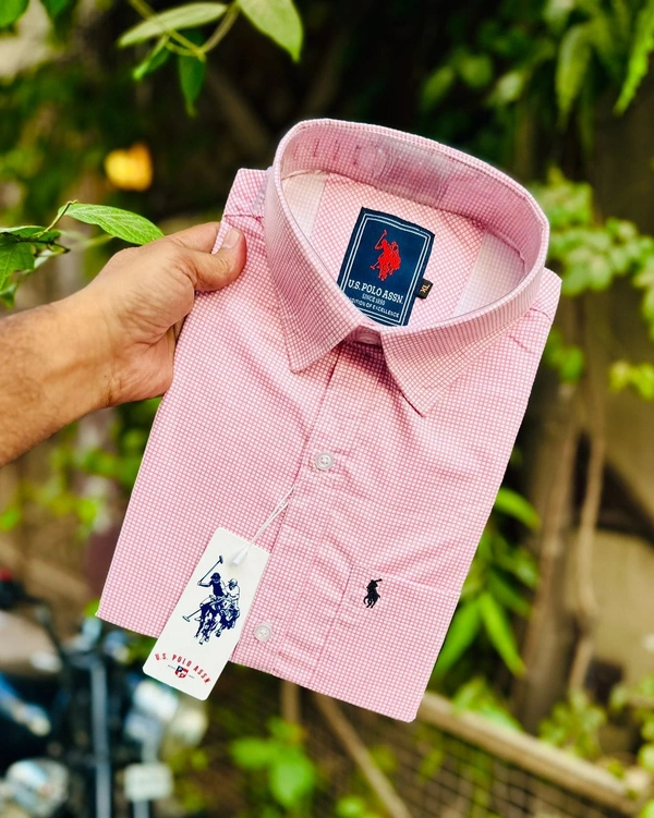 The Caba RL POLO Shirt Regular fit  Checkd Formal Shirt - L-40