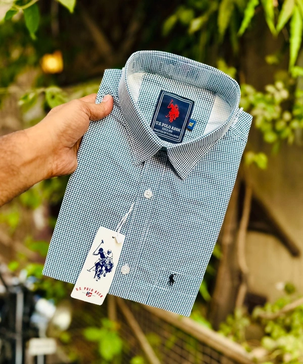 The Caba RL POLO Shirt Regular fit  Checkd Formal Shirt - XL-42