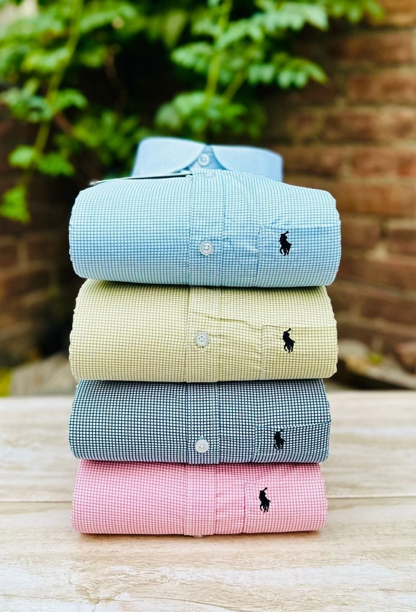 The Caba RL POLO Shirt Regular fit Checkd Formal Shirt (Pack Of 4) - XXL-44