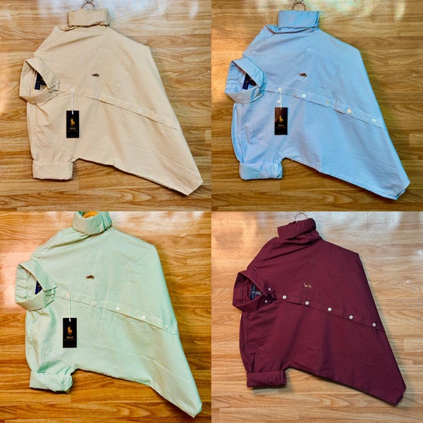 The Caba RL POLO Shirt Regular fit Checkd Formal Shirt (Pack Of 4) - XXL-44