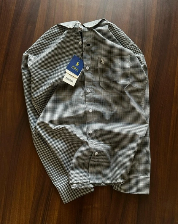 The Caba RL POLO Shirt Regular fit Gingham Checkd Formal Shirt - XL-42