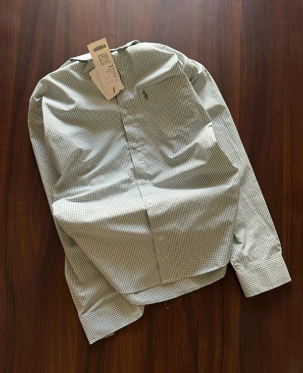 The Caba RL POLO Shirt Regular fit Gingham Checkd Formal Shirt - L-40