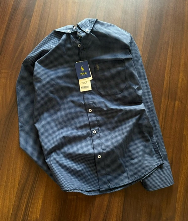 The Caba RL POLO Shirt Regular fit Gingham Checkd Formal Shirt - L-40