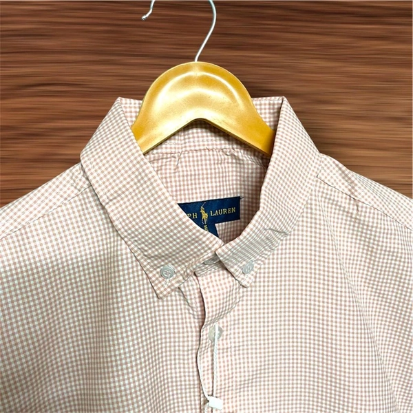 The Caba RL POLO Shirt Regular fit Gingham Checkd Formal Shirt - M-38