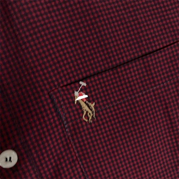 The Caba RL POLO Shirt Regular fit Marron Checkd Formal Shirt - XL-42