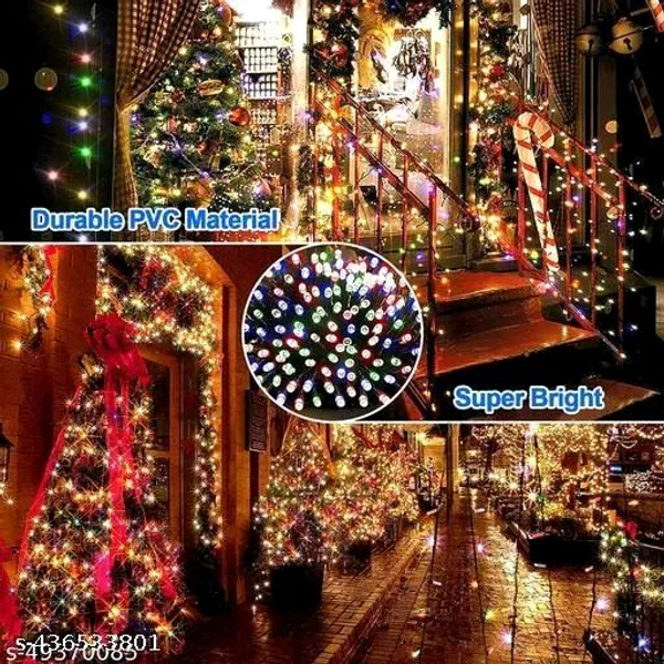 Decorative 50 Metre String Led Lights With 7 Colour Changing Modes,dewali, Dussara, Festival Lights