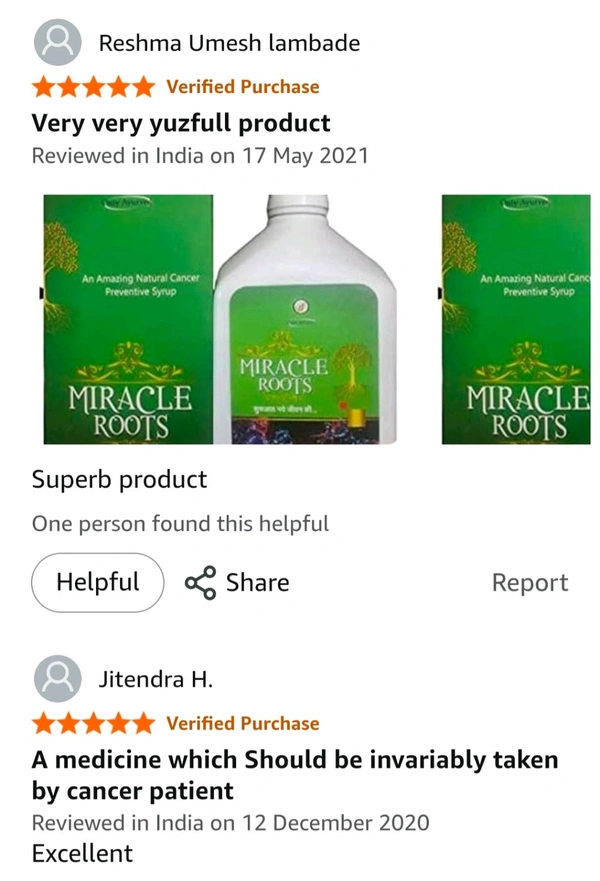 Only Ayurved's Miracle Roots - 500 ml, Natural