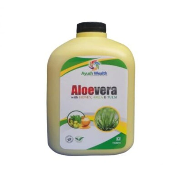 Aloevera Juice With Honey, Amla, Tulsi