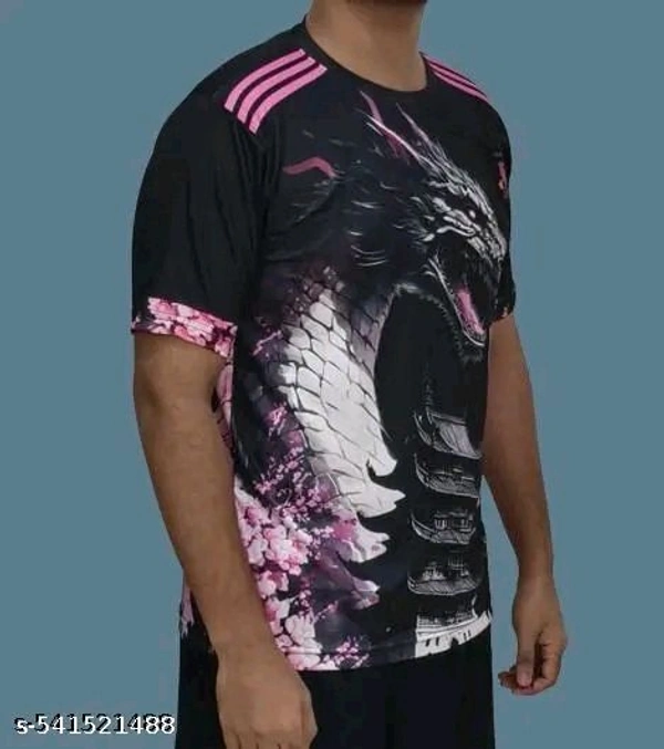 Men’s Dragon Samurai T-Shirt
Bold black tee featuring a fierce dragon, cherry blossoms, and Japanese temple print. Stylish pink accents on sleeves and shoulders. Perfect for streetwear lovers. Soft, breathable fabric.

Size: S to XXL | Trendy & Comfortable

