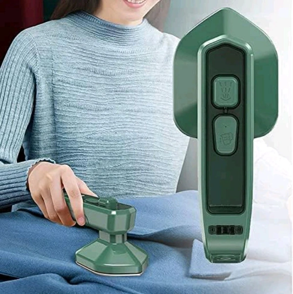 Mini Portable Handheld Steam Iron | Compact Travel Garment Steamer | Foldable, Lightweight | Suitable for Clothes, Curtains, Fabrics (Multi-Color)
