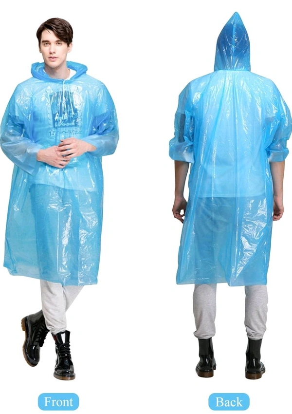 Reusable Family Rain Poncho – Waterproof Hooded - Malibu, S