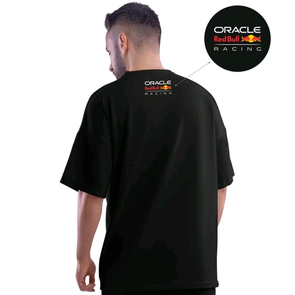 Selvy ™ Red Bull Special Unisex Motorsport Oversized T-Shirt - Black, M