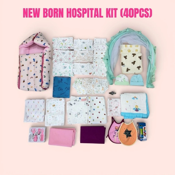 Hospital Kit for Newborn Baby (40pcs)