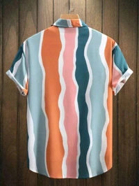 Lycra Men New Trending Shirt. - XXL