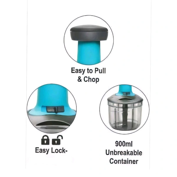 Powerful Hand Vegetable Chopper? - Free Size