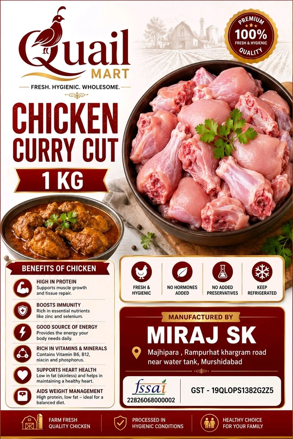 Chiken Curry Cut (1kg)