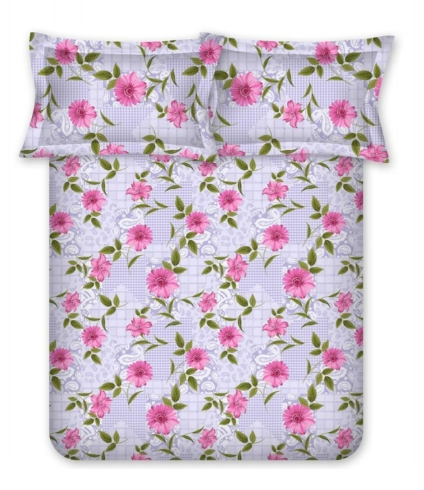 Bombay Dyeing Single Bed Cotton Bedsheets - 1.50 M X 2.24 M, Design A