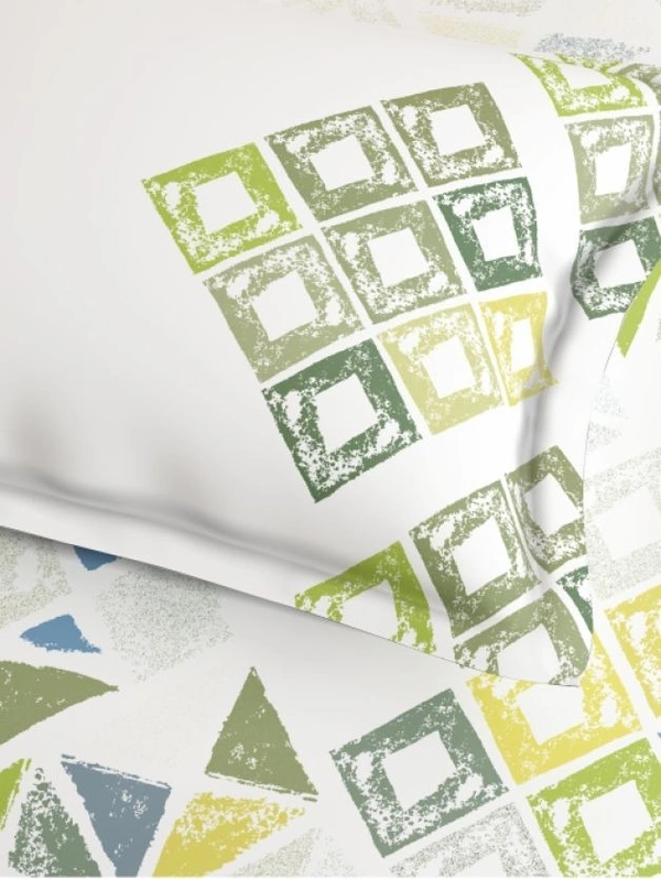 Ddecor Bedsheet King Size Bedsheet Digital Print Floral Bedsheet 9 Feet X 9 Feet With 2 Pillow Cover - 2.74 M X 2.74 M