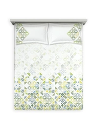 Ddecor Bedsheet King Size Bedsheet Digital Print Floral Bedsheet 9 Feet X 9 Feet With 2 Pillow Cover - 2.74 M X 2.74 M