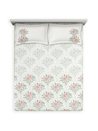 Ddecor King Size Cotton Bedsheets - 2.74 M X 2.74 M