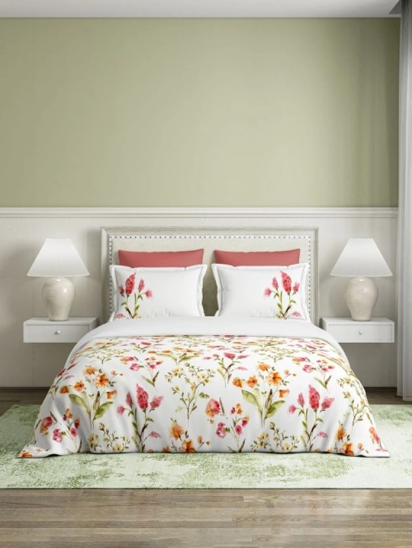 Ddecor King Size Cotton Bedsheets - 2.74 M X 2.74 M