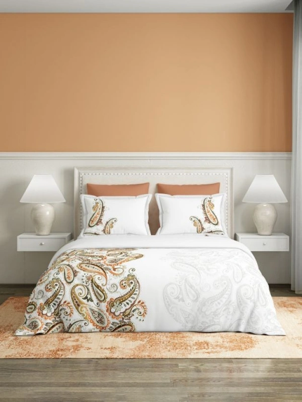 Ddecor Bedsheet King Size Bedsheet Digital Print Abstract Bedsheet 108 X 108 Inch With 2 Pillow Cover