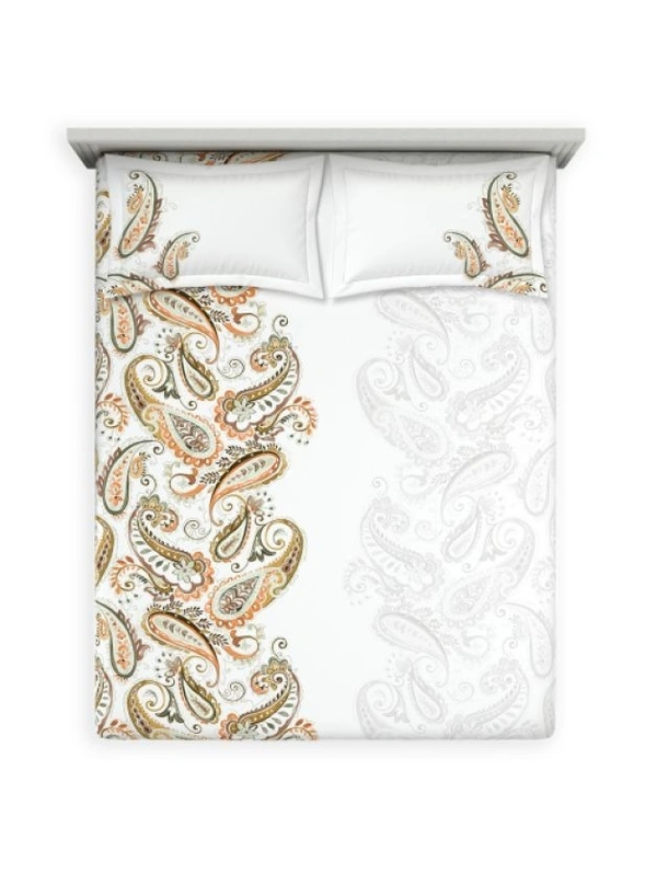Ddecor Bedsheet King Size Bedsheet Digital Print Abstract Bedsheet 108 X 108 Inch With 2 Pillow Cover - 2.74 M X 2.74 M