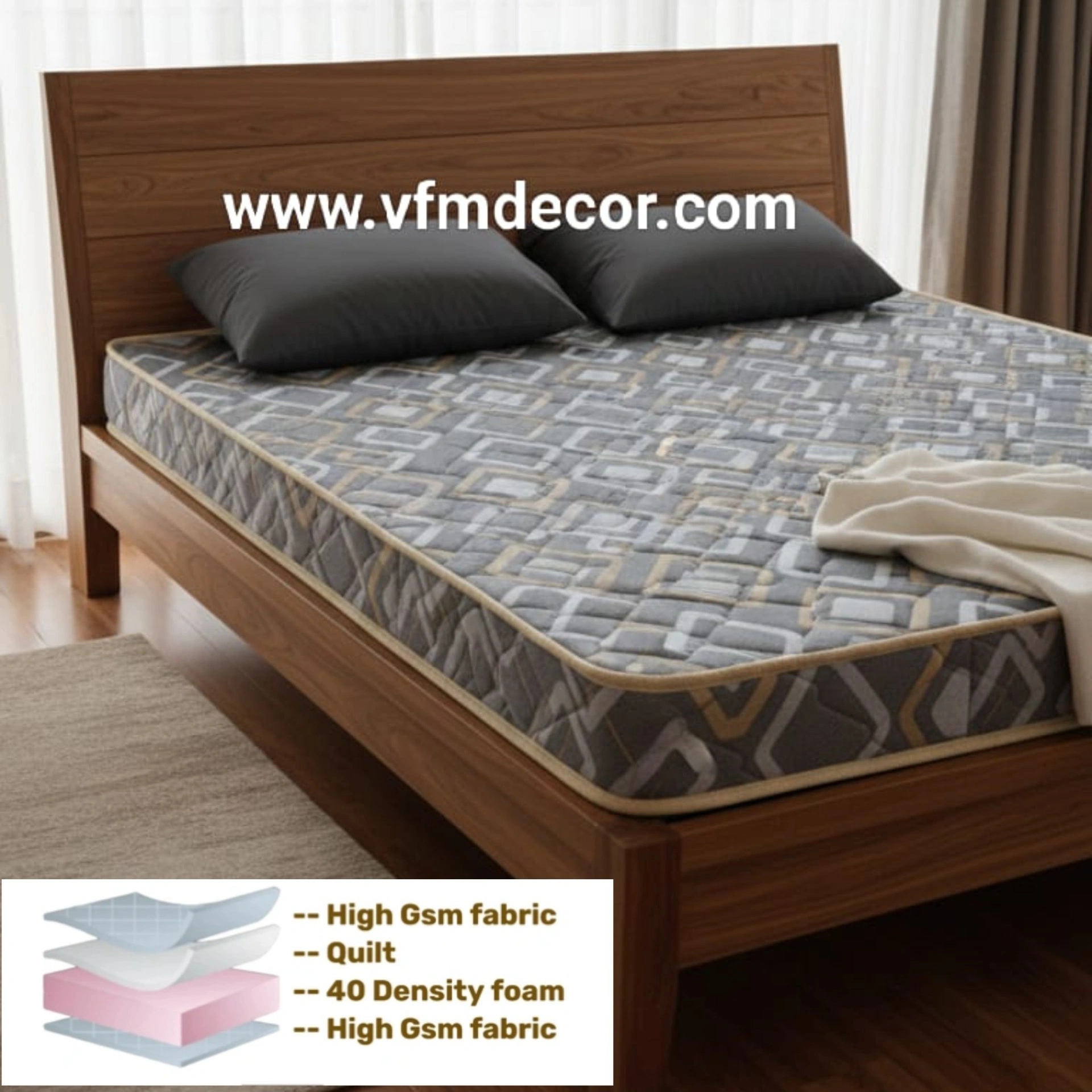 40 Density Foam Mattress 4 Inch Foam Mattress