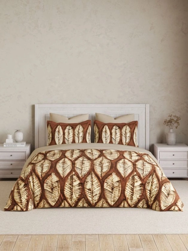 Ddecor Super King Size Bedsheet 10 Feet x 10 Feet With 2 Pillow Covers Cotton Bed Sheet - 3.00 M X 3.00 M - 3.00 M X 3.00 M