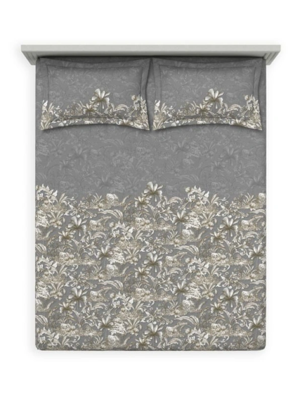 Ddecor Super King Size Bedsheet 10 Feet x 10 Feet With 2 Pillow Covers Cotton Bed Sheet - 3.00 M X 3.00 M - 3.00 M X 3.00 M