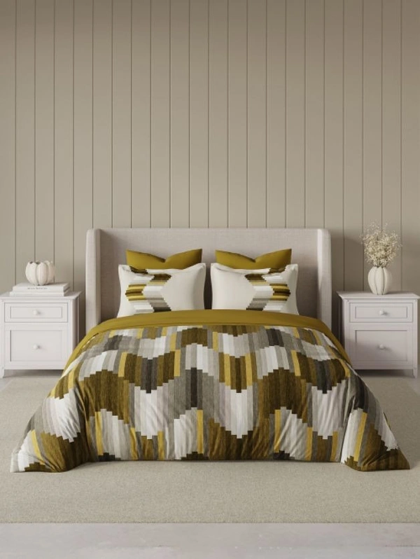 Ddecor King Size Double Bedsheets Cotton 108 Inch X 108 Inch With 2 Pillow Cover - 2.74 M X 2.74 M