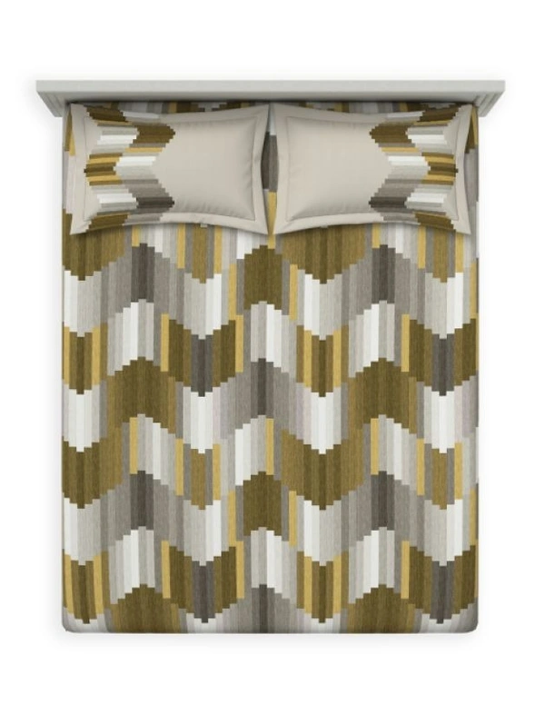 Ddecor King Size Double Bedsheets Cotton 108 Inch X 108 Inch With 2 Pillow Cover - 2.74 M X 2.74 M