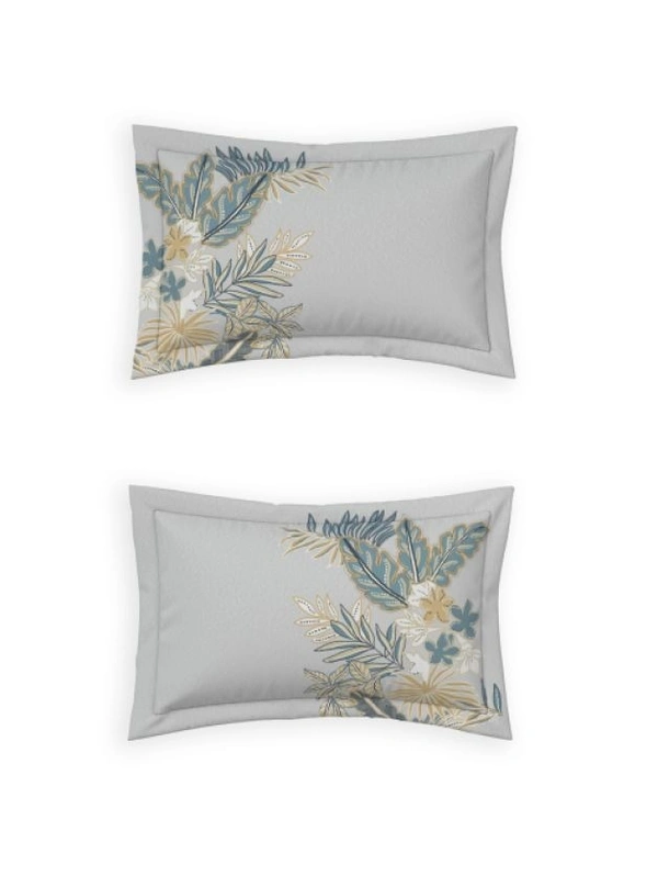 Ddecor Bedsheet King Size Bedsheet Digital Print Floral Bedsheet 108 X 108 Inch With 2 Pillow Cover - 2.74 M X 2.74 M