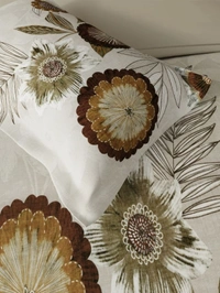 Ddecor Bedsheet King Size Bedsheet Digital Print Floral Bedsheet 2.74 Meter X 2.74 Meter With 2 Pillow Cover - 2.74 M X 2.74 M