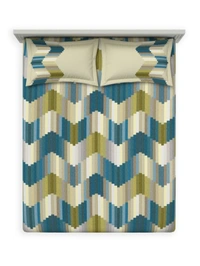 Ddecor King Size Cotton Bedsheets - 2.74 M X 2.74 M