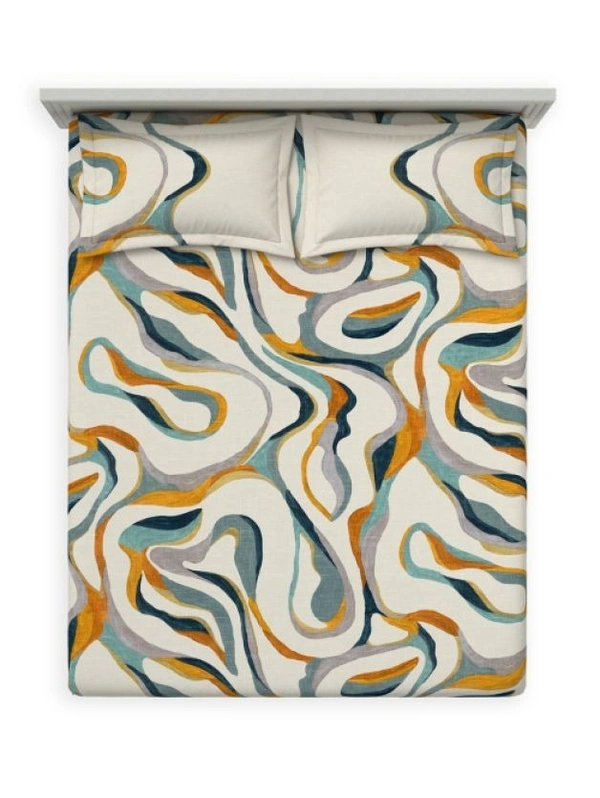 Ddecor King Size Cotton Bedsheets - 2.74 M X 2.74 M