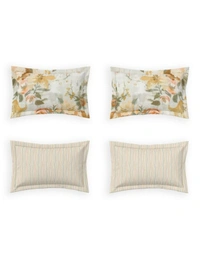 Ddecor Bedsheet King Size Double bed Sheet With 4 Pillow Covers - 2.74 M X 2.74 M