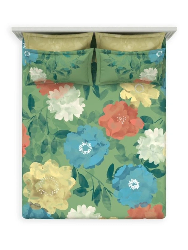 Ddecor Bedsheet King Size Double bed Sheet Orion 5 Pcs Set With 4 Pillow Covers - 2.74 M X 2.74 M
