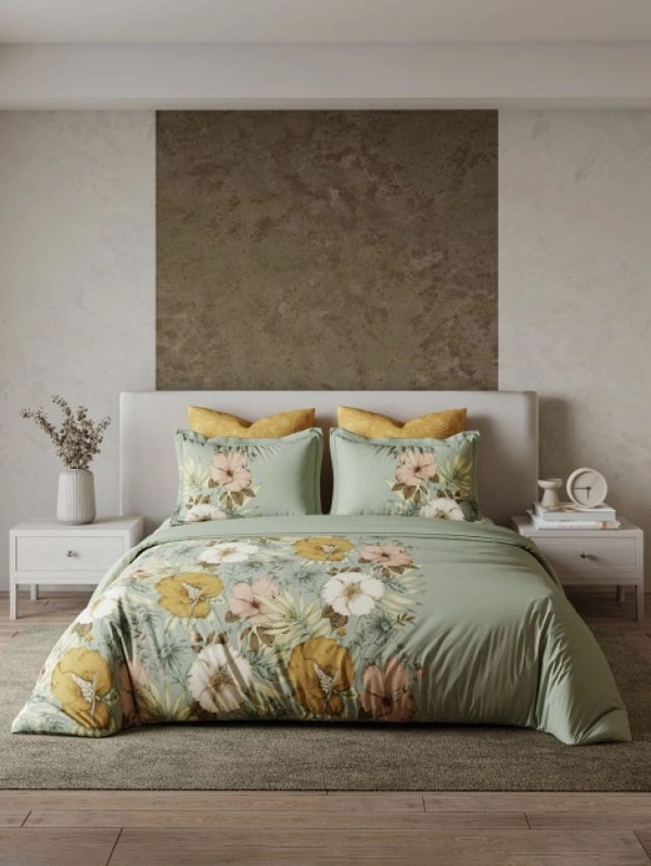 Ddecor King Size Cotton Bedsheets with 4 Pillow covers