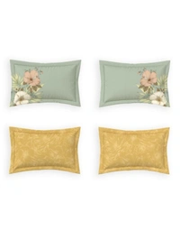 Ddecor King Size Cotton Bedsheets with 4 Pillow covers - 2.74 M X 2.74 M