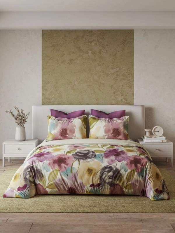 Ddecor King Size Cotton Bedsheets with 4 Pillow covers - 2.74 M X 2.74 M