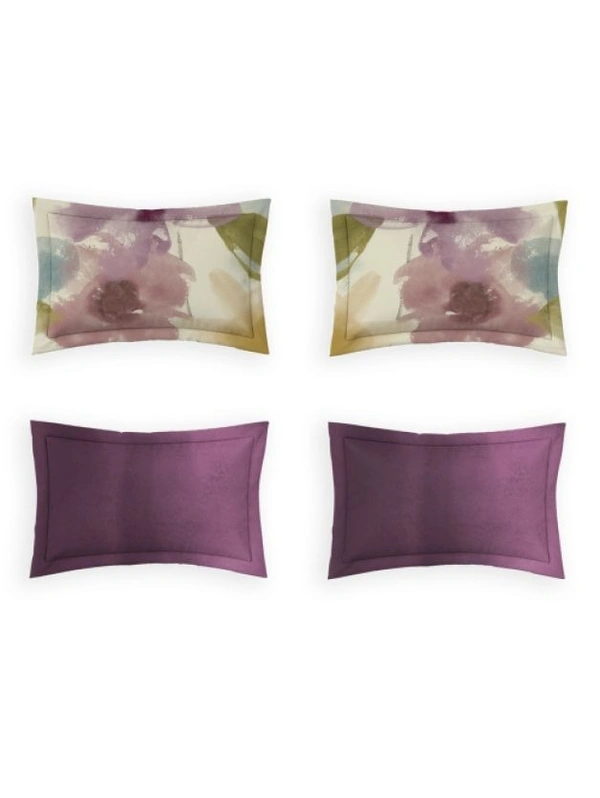 Ddecor King Size Cotton Bedsheets with 4 Pillow covers - 2.74 M X 2.74 M