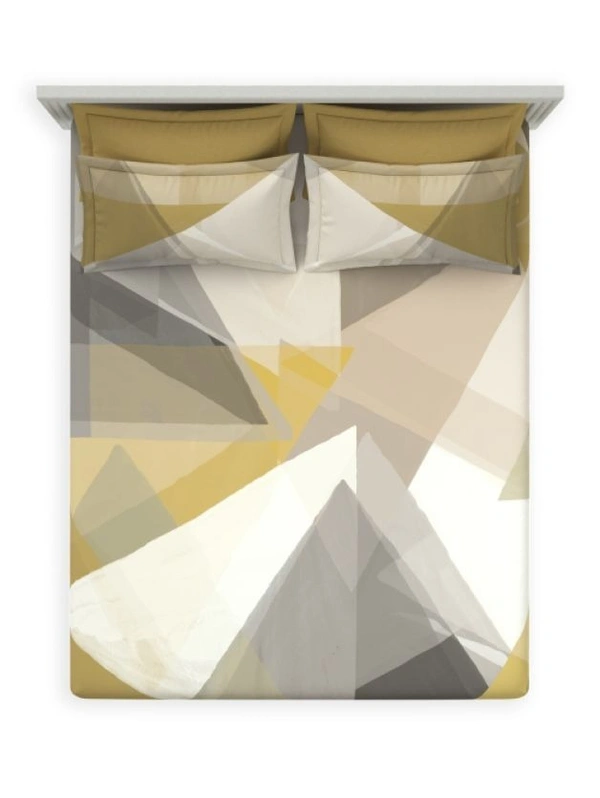 Ddecor King Size Cotton Bedsheets with 4 Pillow covers - 2.74 M X 2.74 M