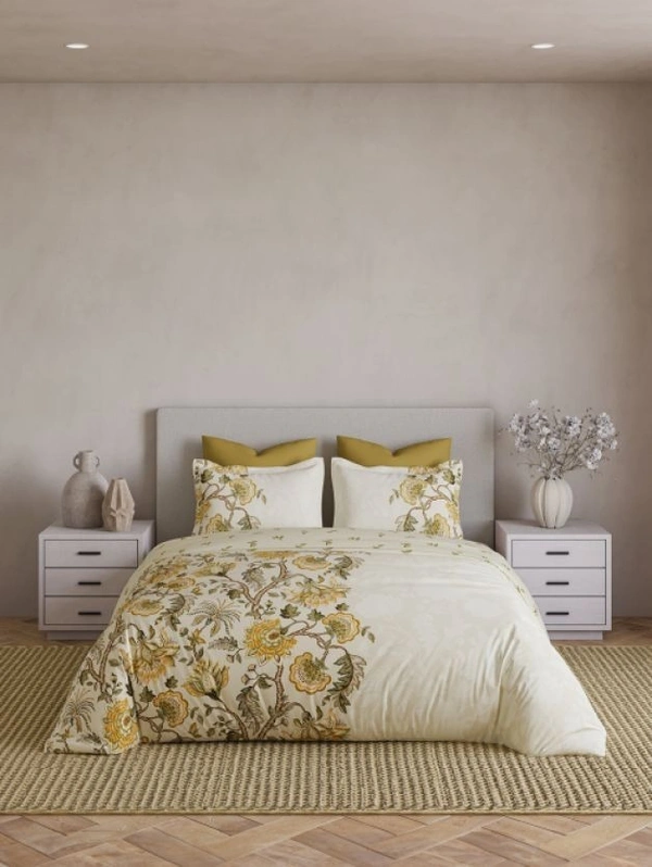 Ddecor King Size Cotton Bedsheets - 2.74 M X 2.74 M