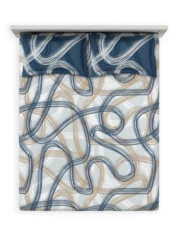 Ddecor King Size Cotton Bedsheets - 2.74 M X 2.74 M