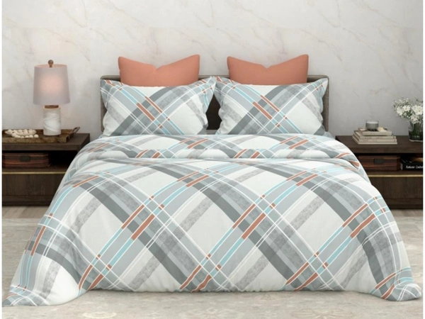 Bombay Dyeing King Size Bedsheet Cotton Bed Sheet 108 X 108 Inch With 2 Pillow Covers