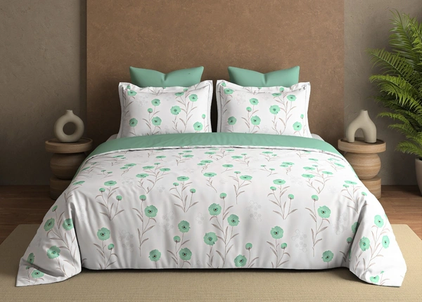 Pure Cotton Super King Size Bedsheets 120 inch X 120 inch with 2 pillow covers 400 Tc Heavy Premium Quality Smooth Bedsheet Shop Online